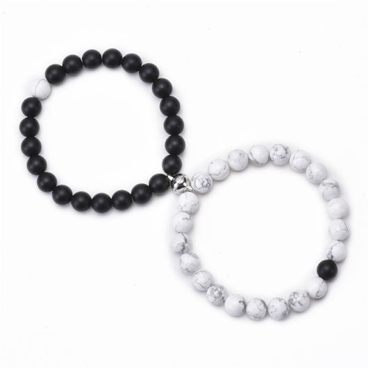 Pulsera Magnética de Pareja con Cierre de Imán