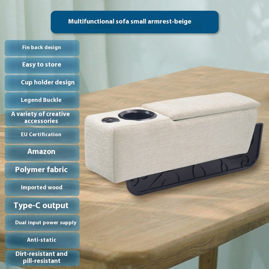 Cargador Inalámbrico para Reposabrazos de Sofá con Soporte Móvil - Image 3