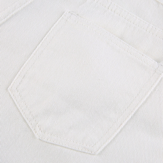 Pantalón Denim Talle Alto Recto con Estampado de Corazones - Image 15