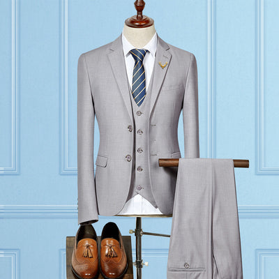 Traje de Novio Slim Fit Personalizado para Hombre - 3 Piezas - Image 8