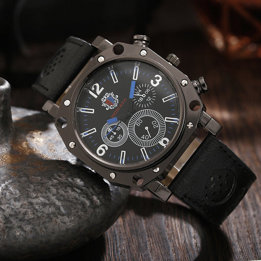 Reloj Casual para Hombre con Correa Ancha de Cuarzo - Image 8