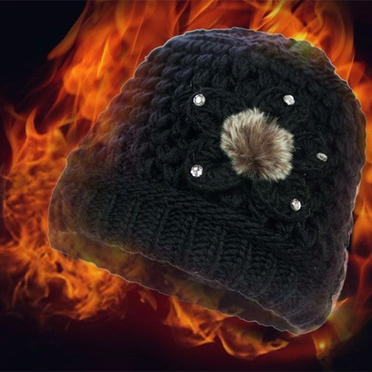 Gorro de Lana Tejido para Mamá - Abrigo Cálido Invierno - Image 2