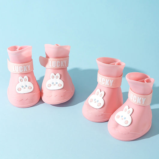 Botas Impermeables Antideslizantes para Mascotas - Juego de 4 Piezas - Image 9