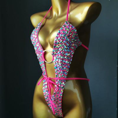 Bikini de Lujo con Diamantes para Discoteca y Piscina - Image 13