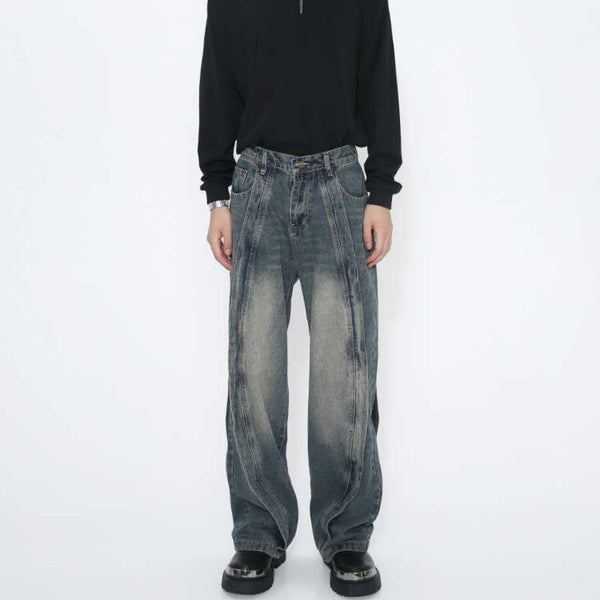 Jeans Rectos Cintura Media Inspirados en Diseño