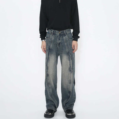 Jeans Rectos Cintura Media Inspirados en Diseño