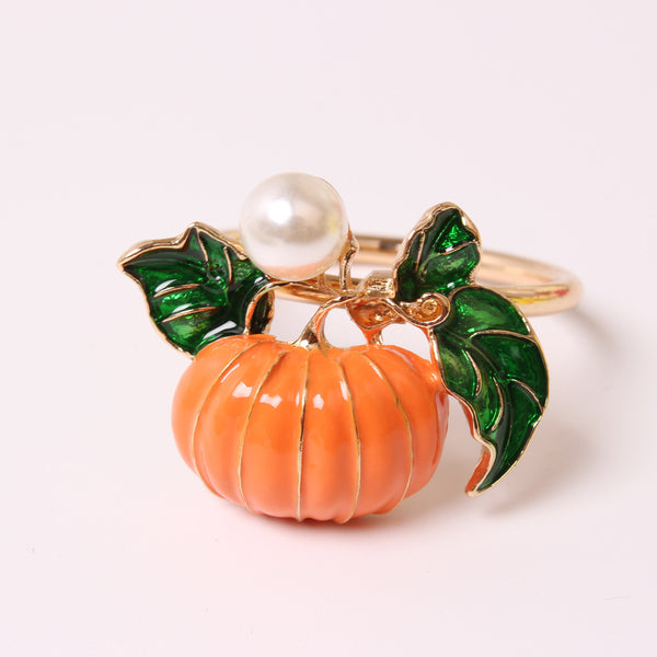 Anillo Servilletero Diseño Calabaza para Mesa - Image 3
