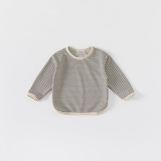 Playera Infantil a Rayas Casual para Otoño - Niños y Niñas - Image 2