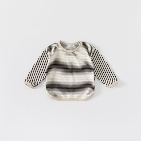 Playera Infantil a Rayas Casual para Otoño - Niños y Niñas