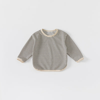 Playera Infantil a Rayas Casual para Otoño - Niños y Niñas - Image 2