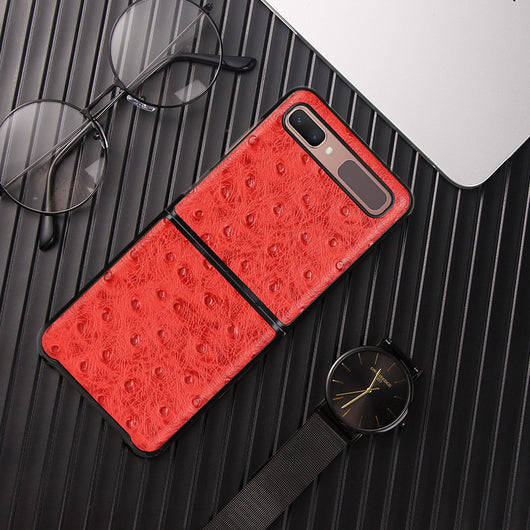 Funda Protectora de Cuero con Patrón Camel para Teléfono - Cierre Plegable - Image 5