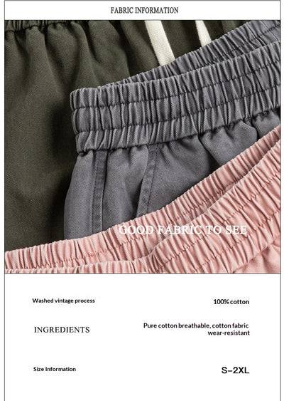 Pantalones de Trabajo Retro Multi-bolsillos Corte Recto Unisex - Image 27