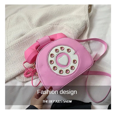 Bolso Bandolera Retro Teléfono para Mujer - Cuero PU Casual y Versátil - Image 12