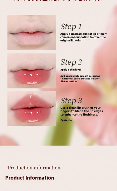 Brillo Labial Transparente Efecto Agua - Acabado Puro y Luminoso - Image 13