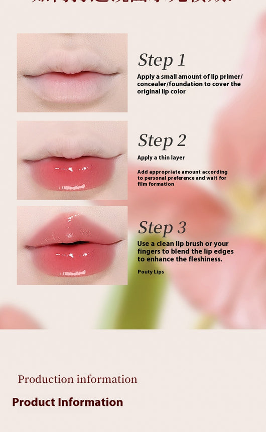 Brillo Labial Transparente Efecto Agua - Acabado Puro y Luminoso - Image 13