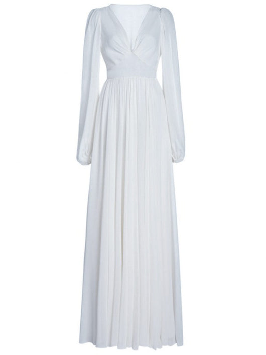 Vestido Blanco Slim Estilo Corte Francés Retro - Image 11
