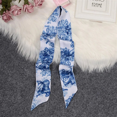 Pañuelo de Seda Estampado para Mujer - Accesorio Versátil Twill - Image 6