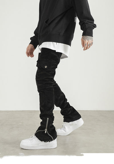 Overol Retro Vintage con Cierre Funcional Slim Fit - Image 2