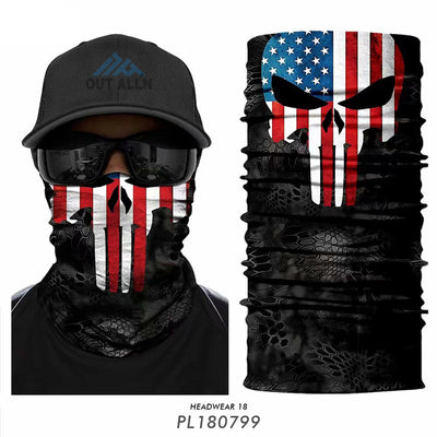 Bandana Deportiva 3D Calavera Digital - Multiusos para Ciclismo y Actividades - Image 7