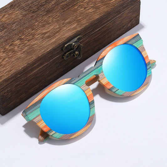 Gafas de Sol Polarizadas de Bambú