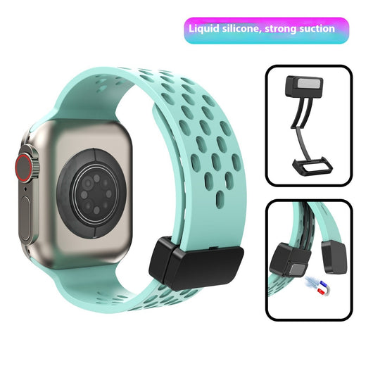 Correa Magnética de Silicona para Smartwatch 42mm y 46mm - Compatible con Generaciones 7, 8, 9, 10 - Image 2