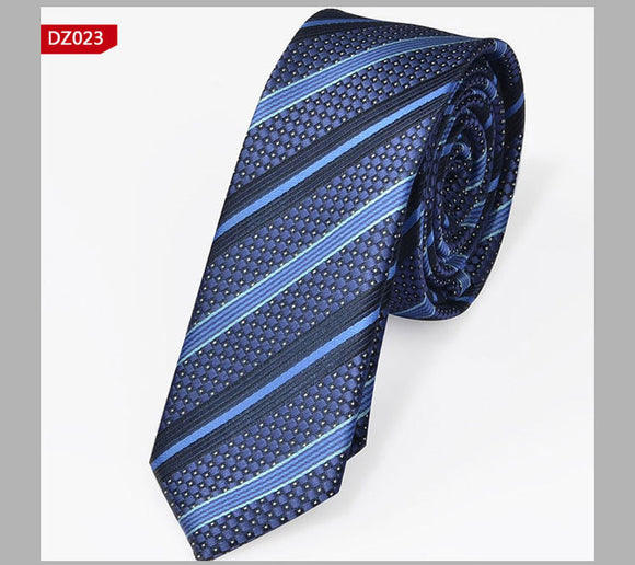 5cm British Style Skinny Tie - Fiber-Dyed Polyester