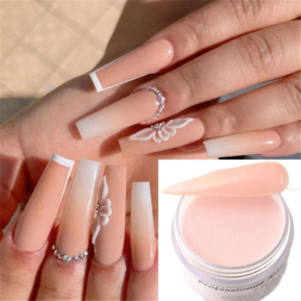 Polvo Acrílico a Granel 50g - 20 Colores Vibrantes para Uñas Profesionales