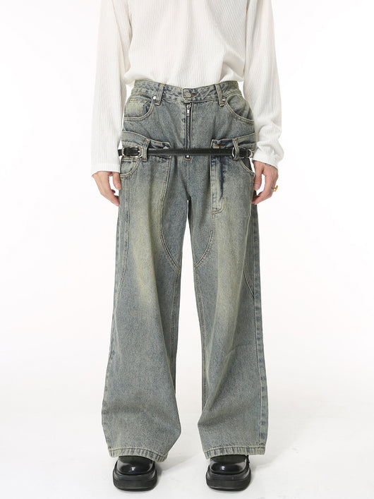 Jeans Hip Hop Hombre Cintura Suelta Diseño Verano - Image 15