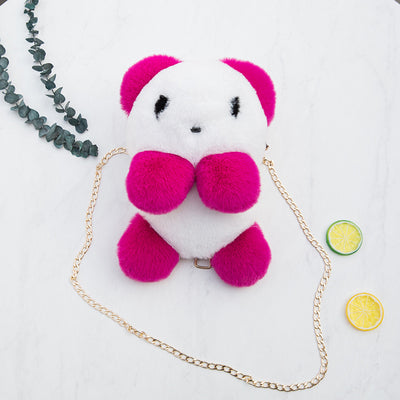 Bolso Diagonal de Peluche de Panda - Image 11