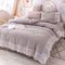 Gris Faldón De Cama 1.5 M