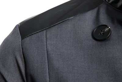 Blazer de Esmoquin Casual para Hombre - Estilo Occidental Moderno - Image 25