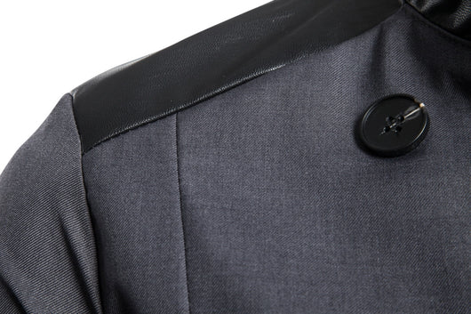 Blazer de Esmoquin Casual para Hombre - Estilo Occidental Moderno - Image 25