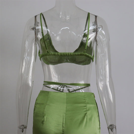 Conjunto de Tres Piezas: Chaleco, Camisa y Pantalón Recto para Mujer - Image 25