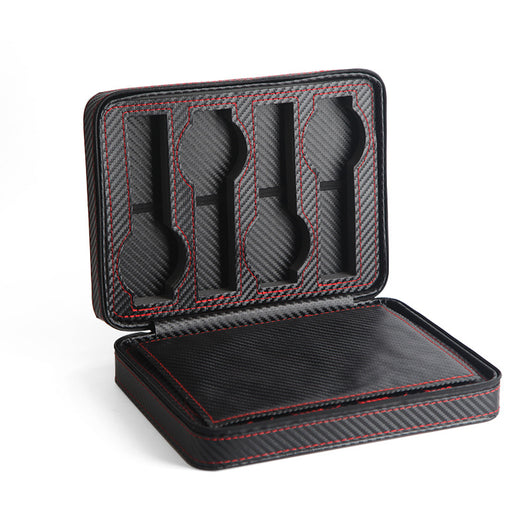 Estuche Portátil de Cuero para Reloj con Cierre de Cremallera - Image 8