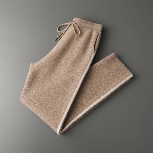 Pantalones de Punto Cashmere Grueso para Hombre - Cómodos y Versátiles - Image 9