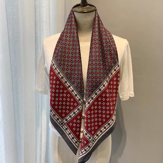 Pañuelo de Seda Twill Grande 90cm para Mujer - Image 13