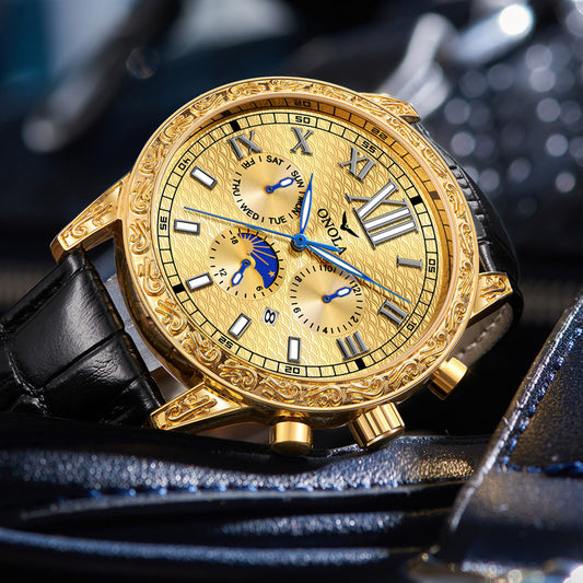Reloj Mecánico Automático de Cuero - Elegancia y Versatilidad
