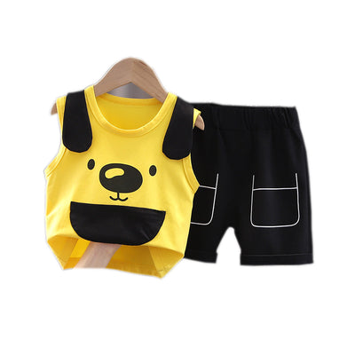 Conjunto Casual de Playera Cuello Redondo y Pantalón Deportivo - Image 2