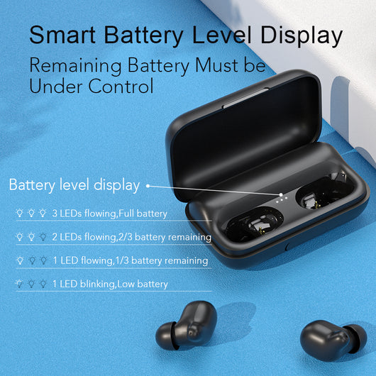 Auriculares Inalámbricos Bluetooth con Estuche de Carga de Gran Capacidad - Image 12