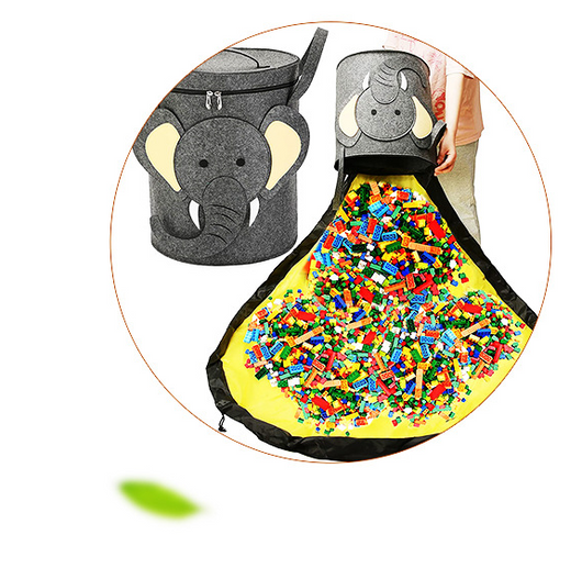 Bolsa de Almacenamiento 2 en 1 con Tapete de Juego y Cordón - Image 4