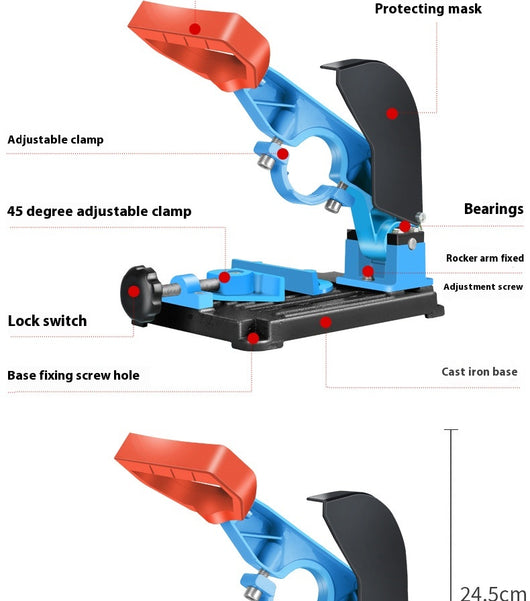 Soporte Universal Ajustable para Amoladora Angular - Image 10