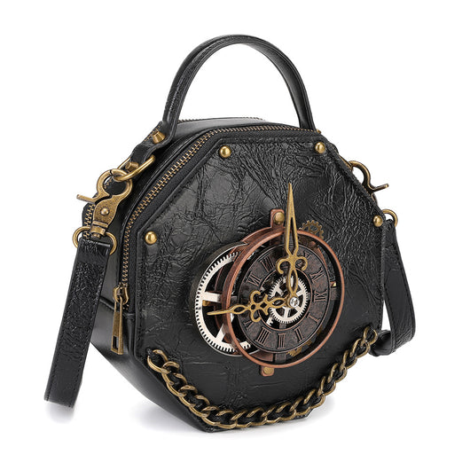Bolso Bandolera Estilo Punk Industrial Retro para Mujer - Image 10