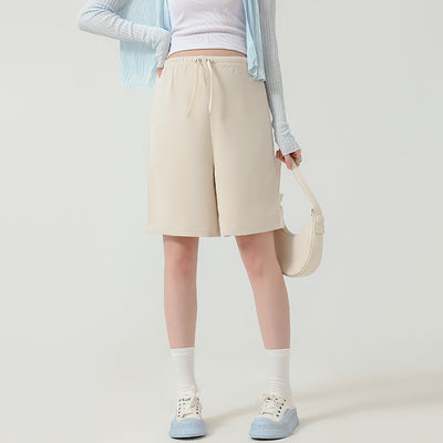 Shorts Premamá Cortos de Cintura Alta Pierna Ancha Verano Ligero - Image 6
