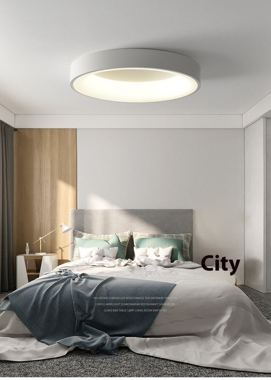 Lámpara de Techo Inteligente Redonda para Dormitorio y Comedor - Image 16