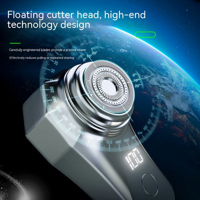 Afeitadora Eléctrica Portátil Recargable con Cabezal Flotante para Hombre - Image 11