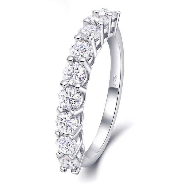 Anillo de Oro con Moissanita Rota - Diseño Único y Elegante - Image 7