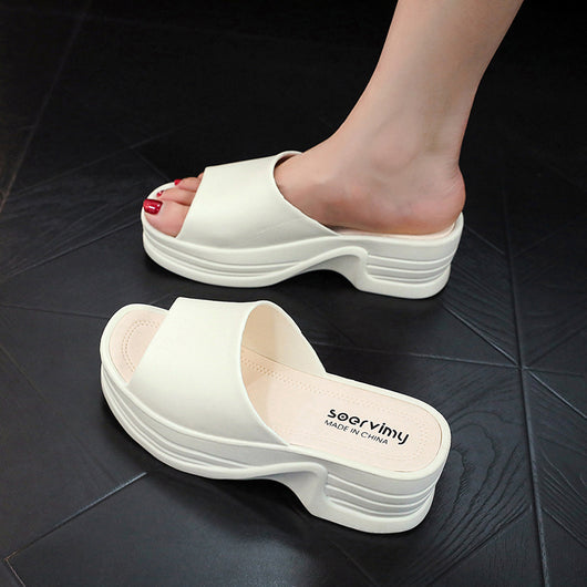 Sandalias Plataforma Impermeables para Mujer - Botas de Lluvia Antideslizantes - Image 12