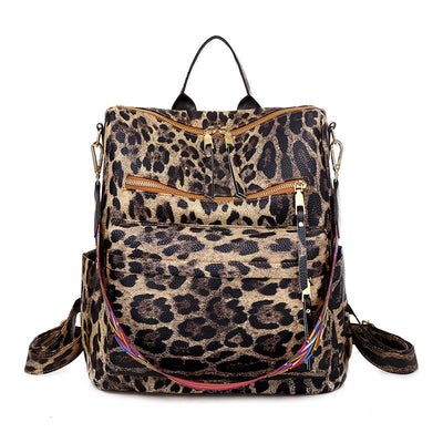 Mochila de Cuero Vintage con Gran Capacidad - Image 14