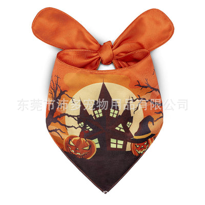 Toalla Triangular Halloween para Perros Doble Capa Absorbente - Image 16