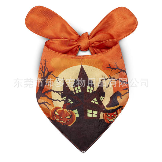 Toalla Triangular Halloween para Perros Doble Capa Absorbente - Image 16
